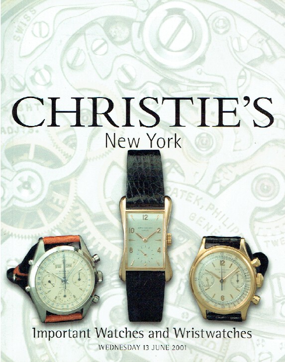 Christies June 2001 Important Watches & Wristwatches