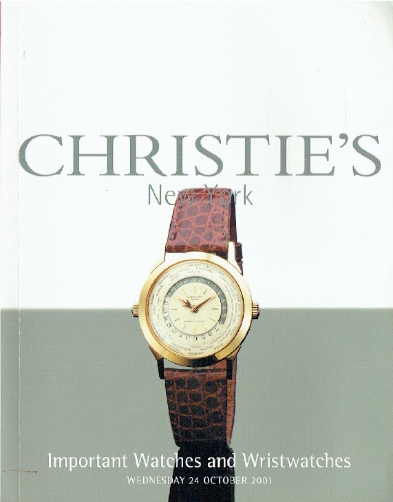 Christies October 2001 Important Watches & Wristwatches (Digital Only)