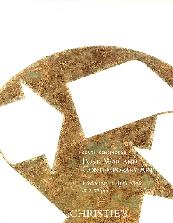 Christies April 2008 Post-War & Contemporary Art