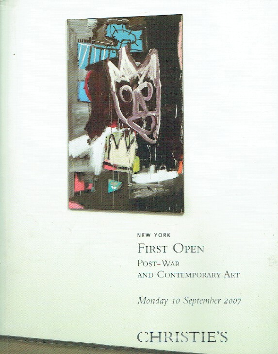 Christies September 2007 First Open Post-War & Contemporary Art
