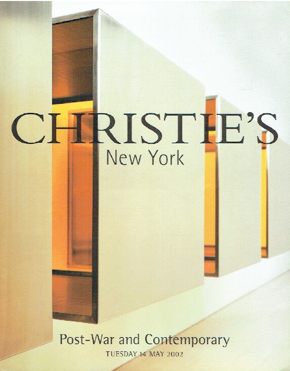 Christies May 2002 Post-War & Contemporary Art - Evening