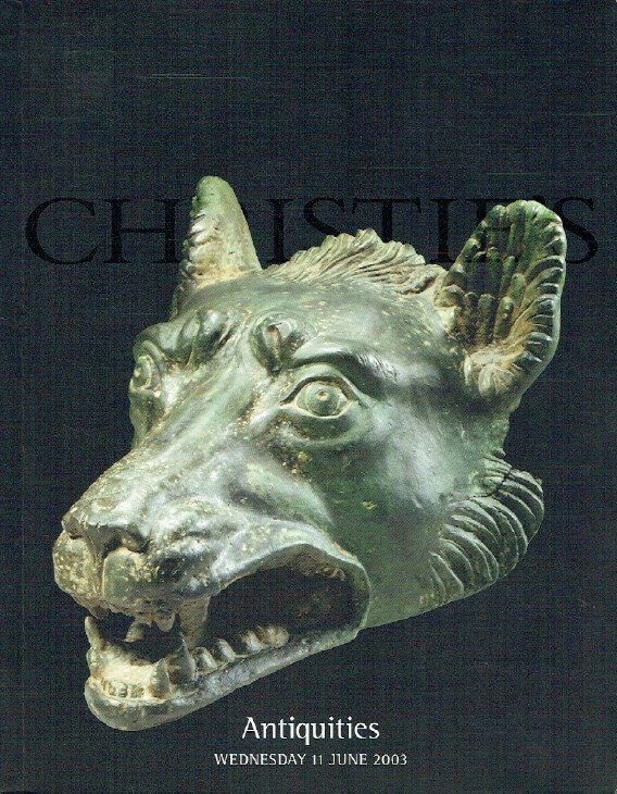 Christies June 2003 Antiquities (Digital Only)