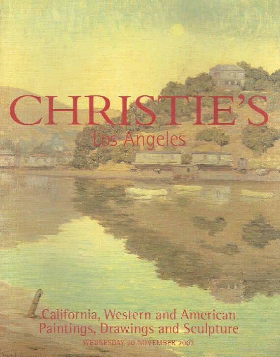 Christies November 2002 California, Western, American Paintings & Sculpture - Click Image to Close