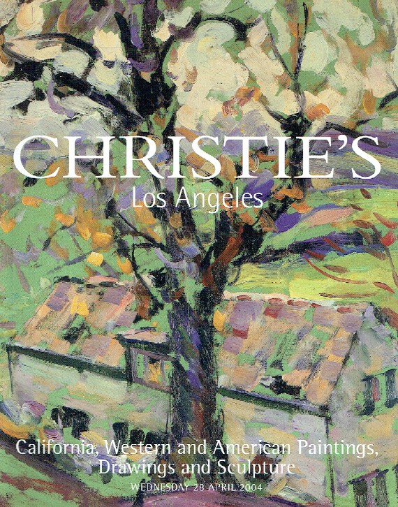 Christies April 2004 California, Western, American Paintings & Sculpture - Click Image to Close
