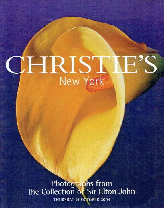 Christies October 2004 Photographs from The Collection of Sir Elton John