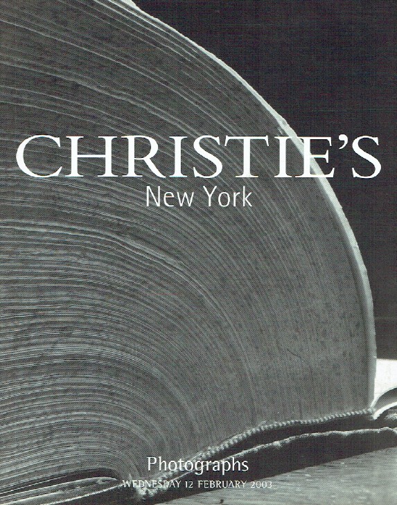Christies February 2003 Photographs