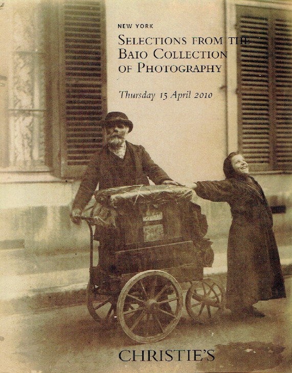 Christies April 2010 Selections from The Baio Collection of Photography