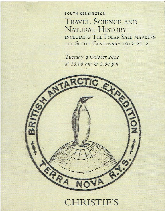 Christies October 2012 Travel, Science & Natural History - Scott 1912-2012 - Click Image to Close