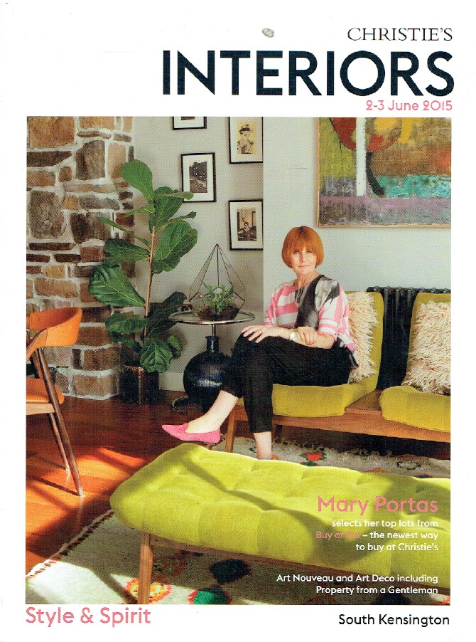 Christies June 2015 Interiors - Style & Spirit