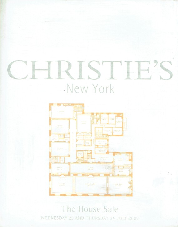 Christies July 2003 The House Sale