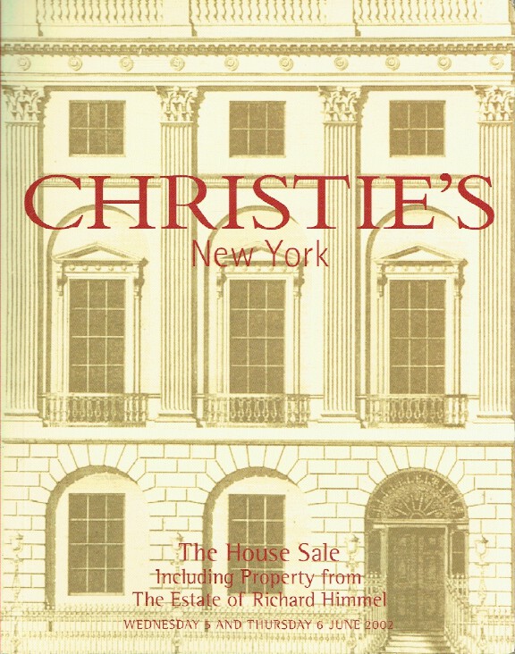 Christies June 2002 The House Sale including Richard Himmel Property