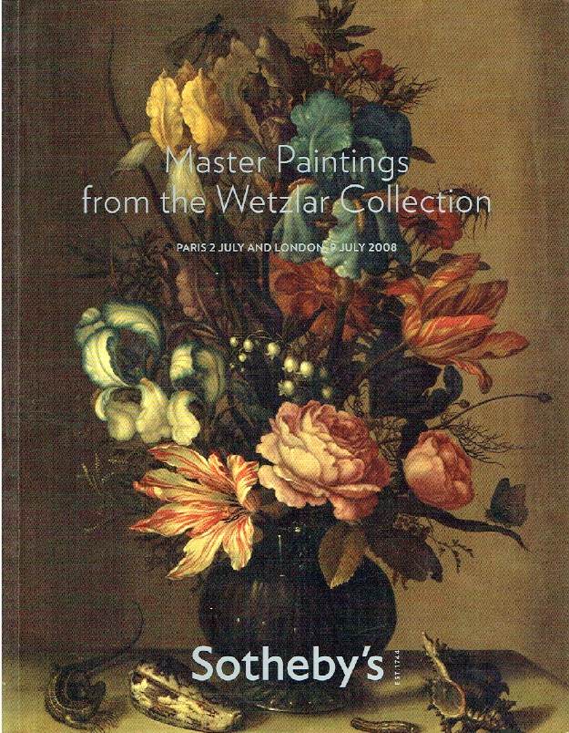 Sothebys July 2008 Old Master Paintings from The Wetzlar Collection