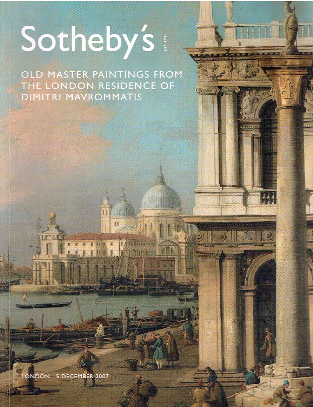 Sothebys December 2007 Old Master Paintings - Dimitri Mavrommatis