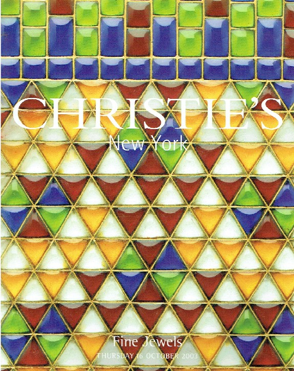 Christies October 2003 Fine Jewels