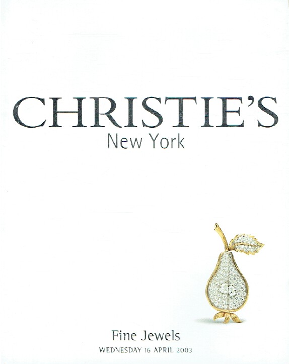 Christies April 2003 Fine Jewels
