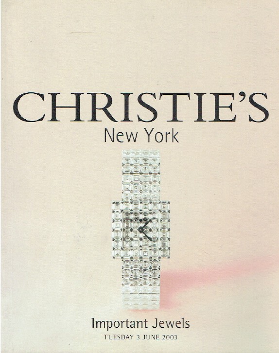 Christies June 2003 Important Jewels