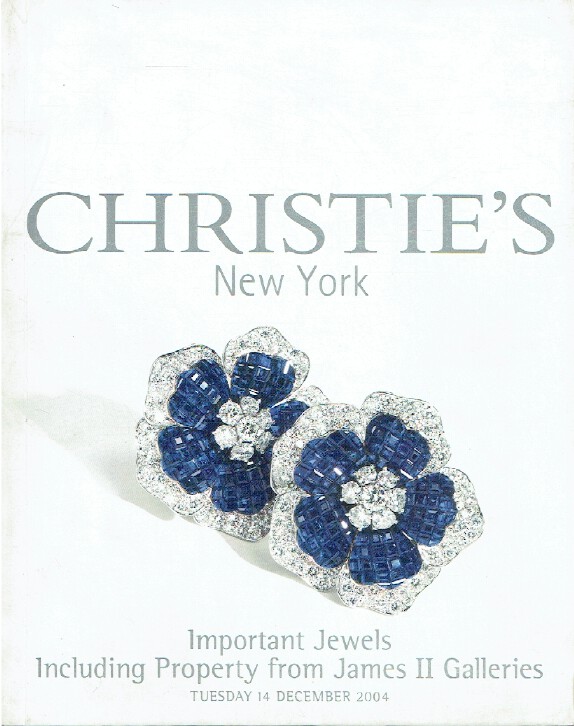 Christies December 2004 Important Jewels including James II Galleries Property