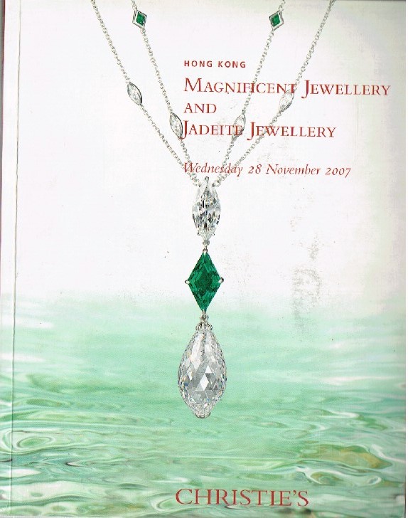 Christies November 2007 Magnificent Jewellery and Jadeite Jewellery