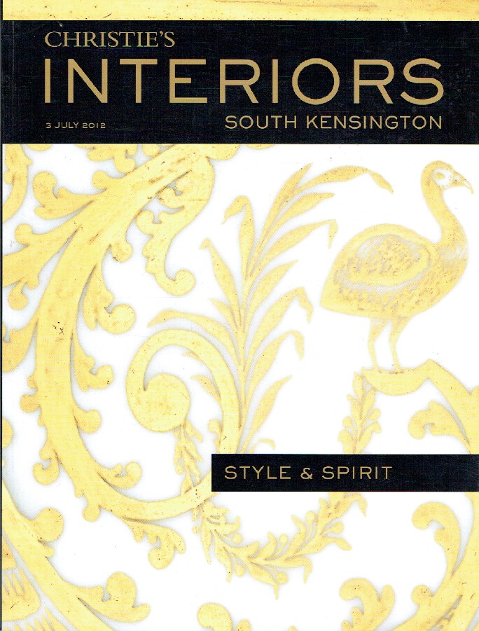 Christies July 2012 Interiors - Style & Spirit