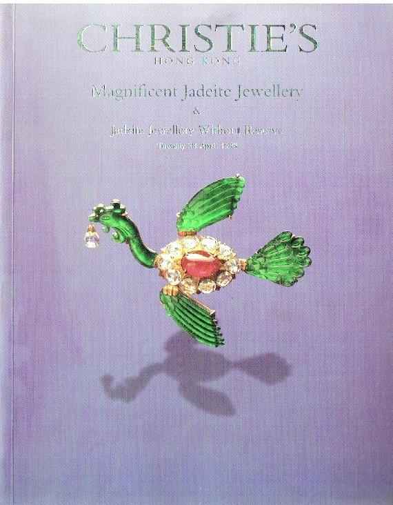 Christies April 1998 Magnificent Jadeite Jewellery