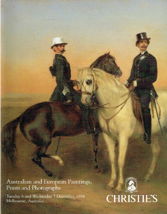 Christies December 1994 Australian & European Paintings, Prints & Photographs
