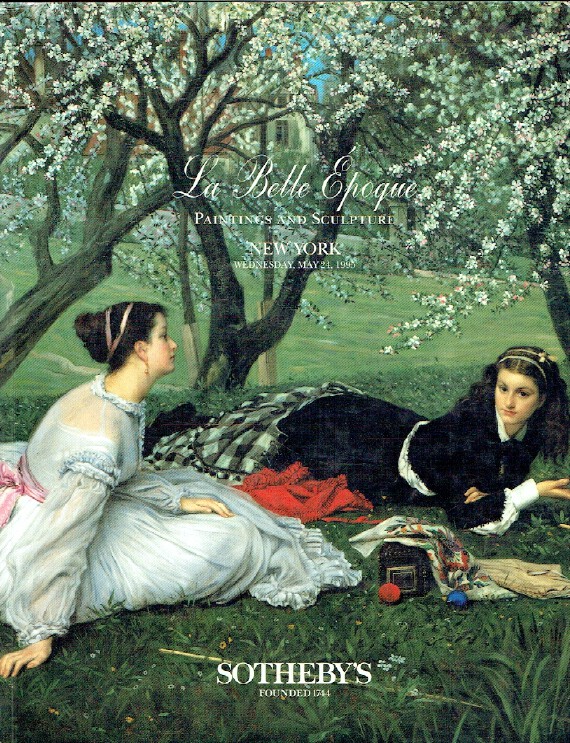 Sothebys May 1995 La Belle Epoque. Paintings and Sculpture