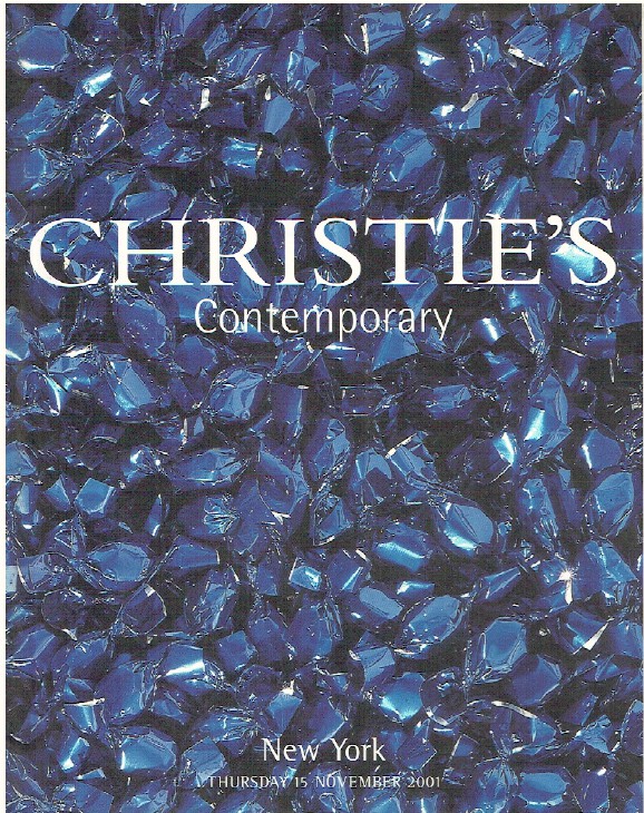 Christies November 2001 Contemporary Evening Sale