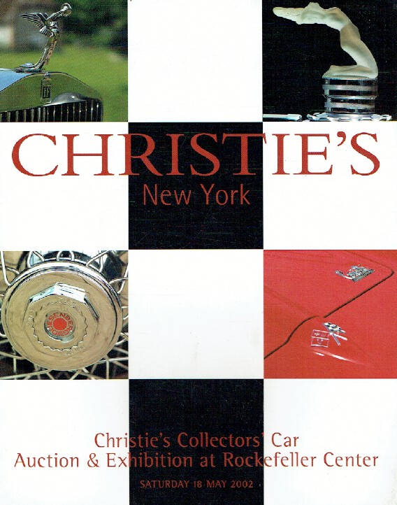Christies May 2002 Collectors' Cars Auction and Exhibition at Rockefeller Center