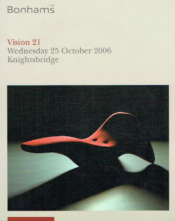 Bonhams October 2006 Vision 21 Post War Paintings, Prints, Modern Furniture