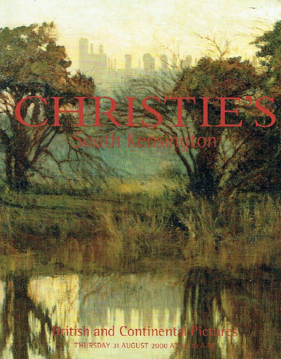 Christies August 2000 British and Continental Pictures