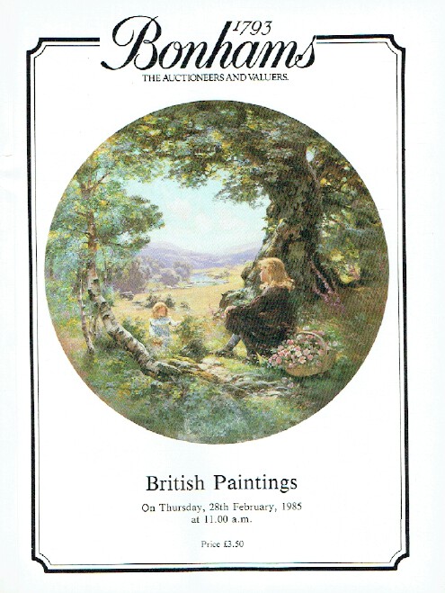 Bonhams February 1985 British Paintings