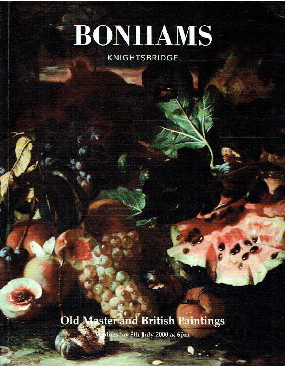 Bonhams July 2000 Old Master and British Paintings