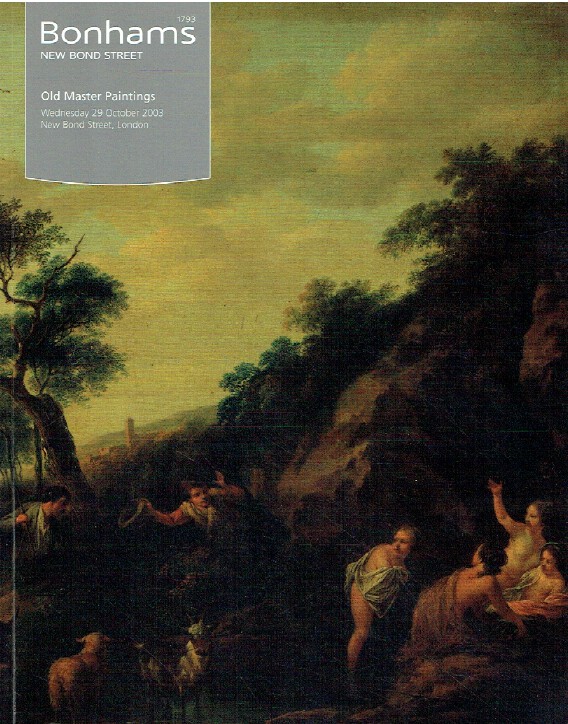 Bonhams October 2003 Old Master Paintings (Digital only)