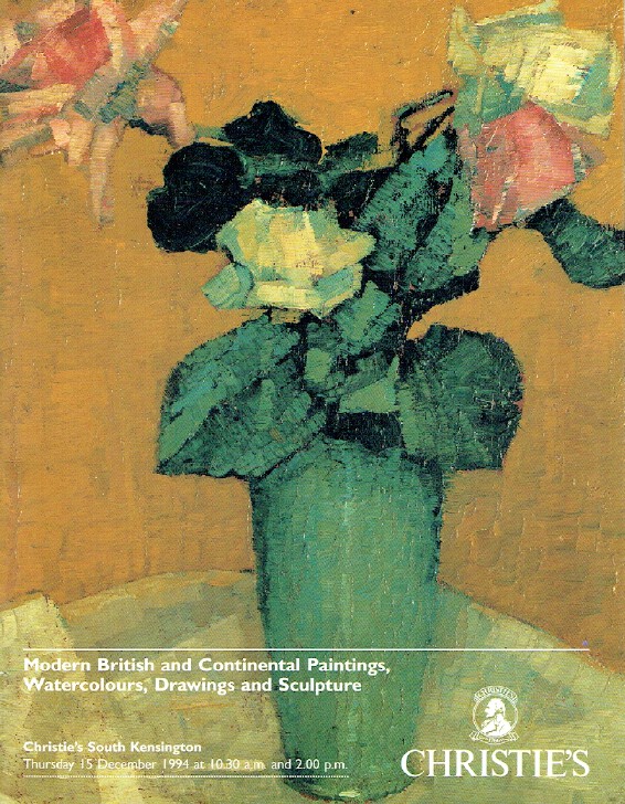 Christies December 1994 Modern British & Continental Paintings & Watercolours