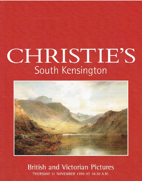 Christies November 1999 British & Victorian Pictures