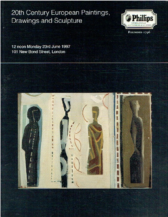 Phillips June 1997 20th Century European Paintings, Drawings & Sculpture