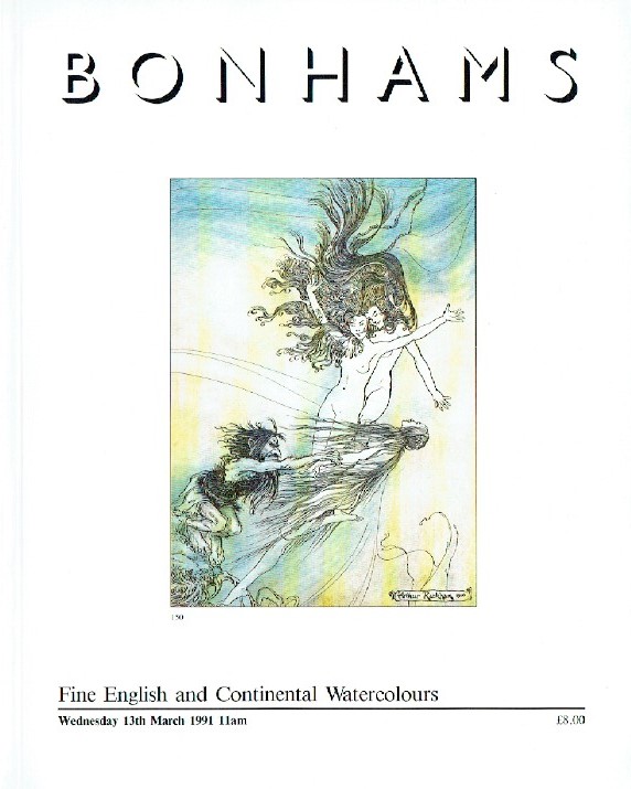 Bonhams March 1991 Fine English and Continental Watercolours