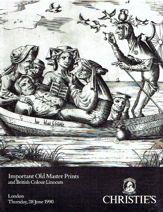 Christies June 1990 Important Old Master Prints and British Colour Linocuts