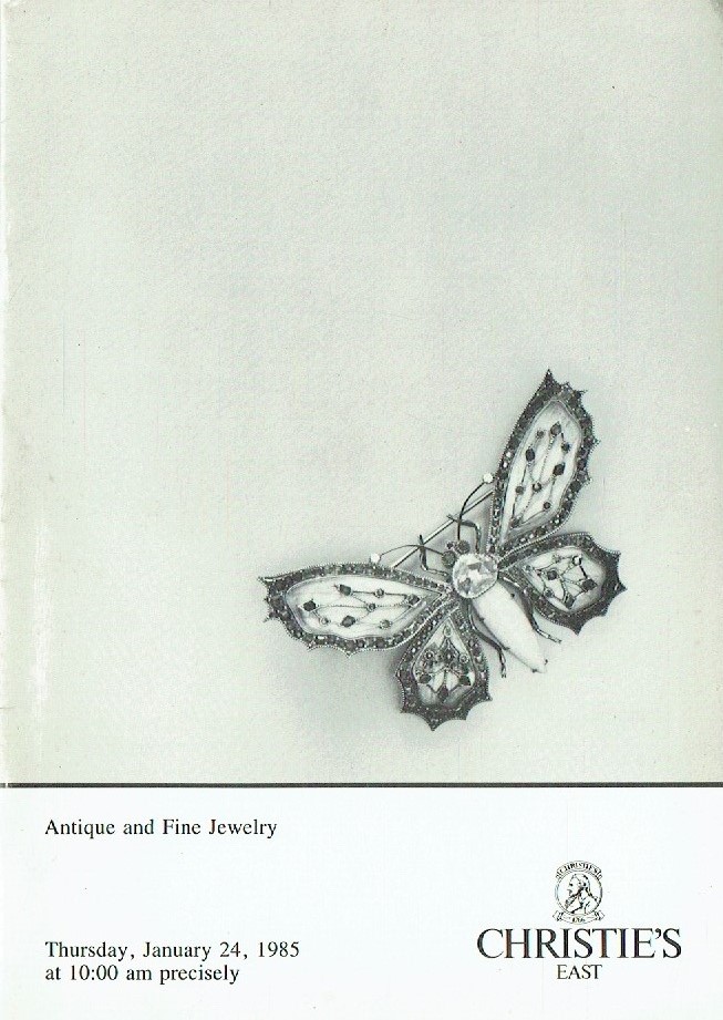 Christies January 1985 Antique and Fine Jewelry