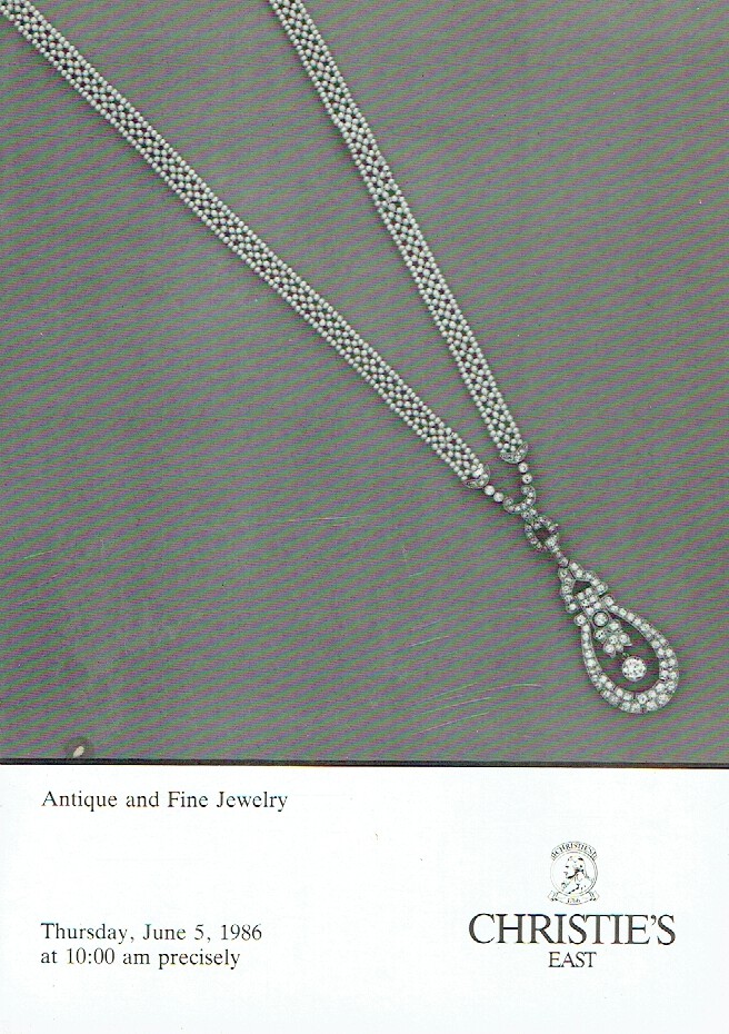 Christies June 1986 Antique and Fine Jewelry