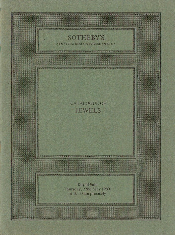 Sothebys May 1980 Jewels