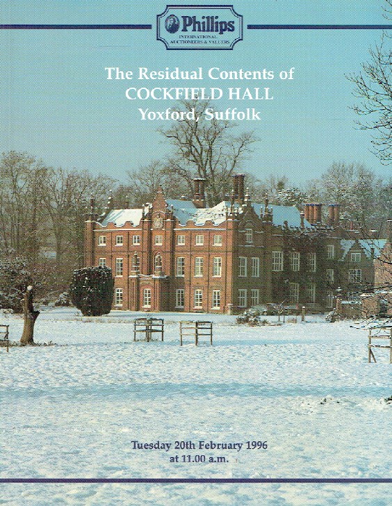 Phillips February 1996 The Residual Contents of Cockfield Hall