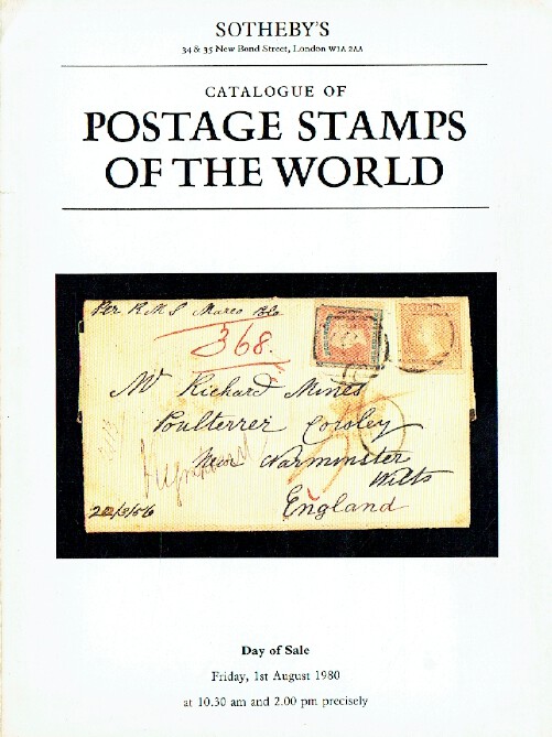 Sothebys August 1980 Postage Stamps of the World