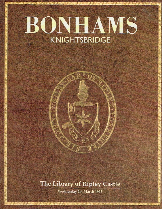 Bonhams March 1995 The Library of Ripley Castle - Click Image to Close