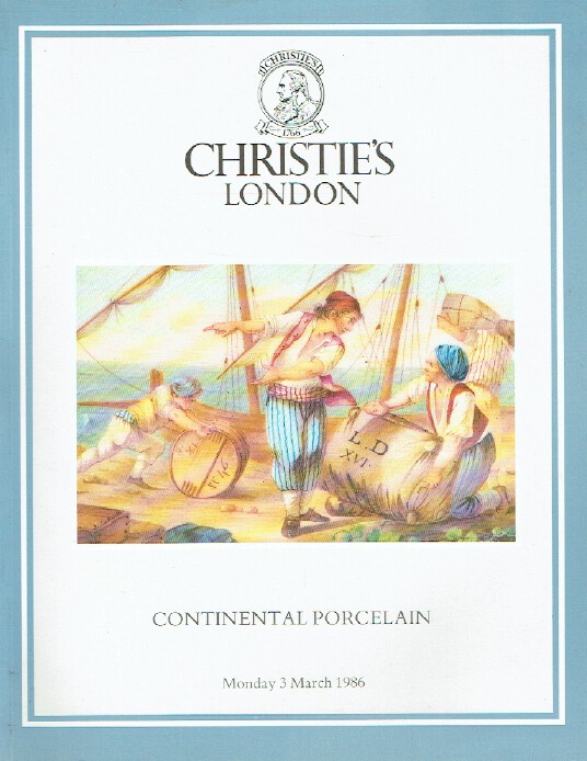 Christies March 1986 Continental Porcelain