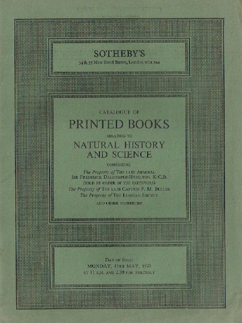 Sothebys May 1978 Printed Books