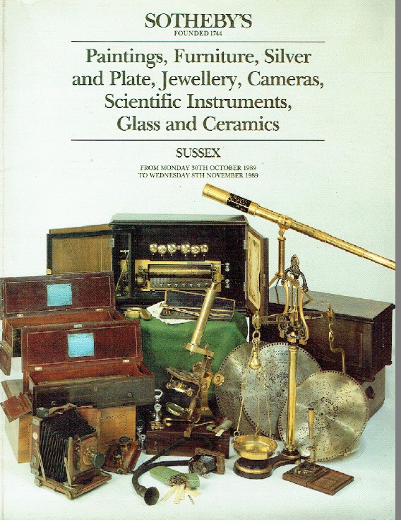 Sothebys October, November 1989 Furniture, Jewellery & Scientific Instruments