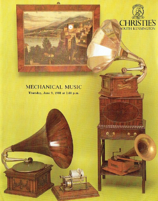 Christies June 1988 Mechanical Music