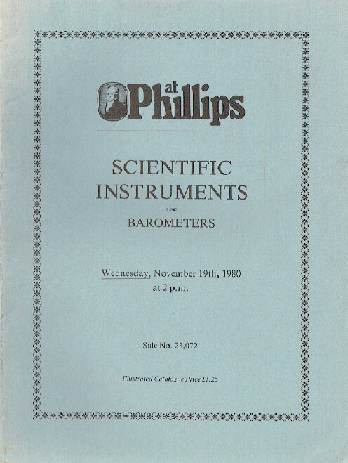 Phillips November 1980 Scientific Instruments also Barometers