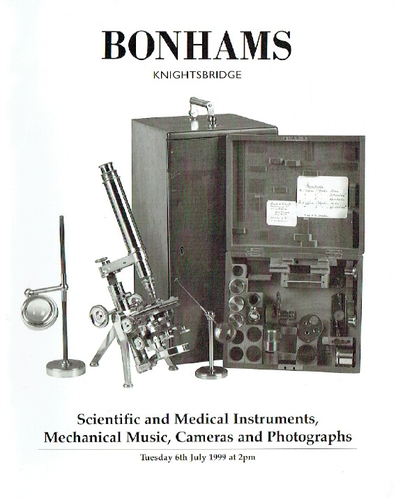 Bonhams July 1999 Scientific and Medical Instruments, Mechanical Music & Cameras - Click Image to Close